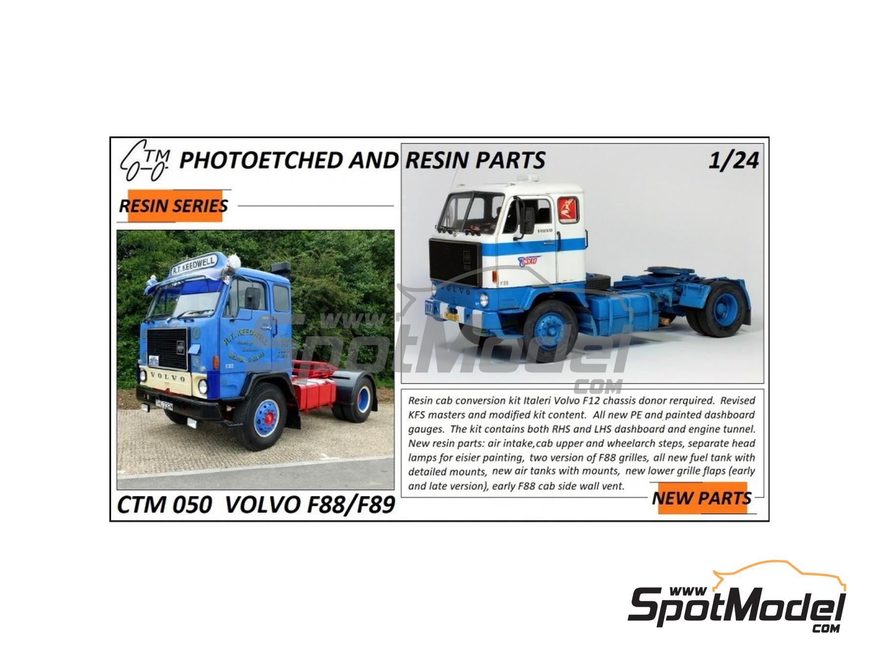Czech Truck Model CTM050: Transkit 1/24 scale - Volvo F88/F89 (ref